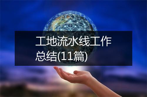 工地流水线工作总结(11篇)