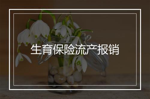 生育保险流产报销
