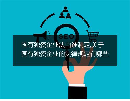 国有独资企业法由谁制定,关于国有独资企业的法律规定有哪些