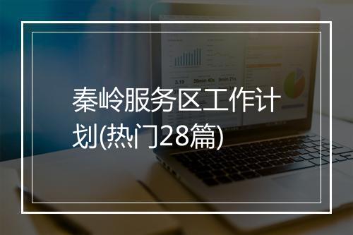 秦岭服务区工作计划(热门28篇)