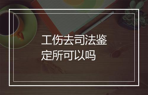 工伤去司法鉴定所可以吗