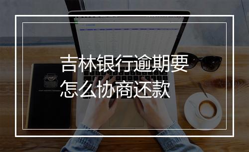 吉林银行逾期要怎么协商还款
