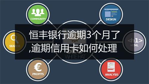 恒丰银行逾期3个月了,逾期信用卡如何处理