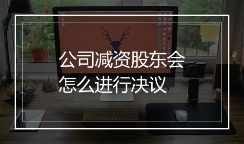公司减资股东会怎么进行决议