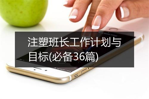 注塑班长工作计划与目标(必备36篇)