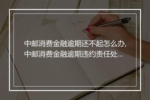 中邮消费金融逾期还不起怎么办,中邮消费金融逾期违约责任处理