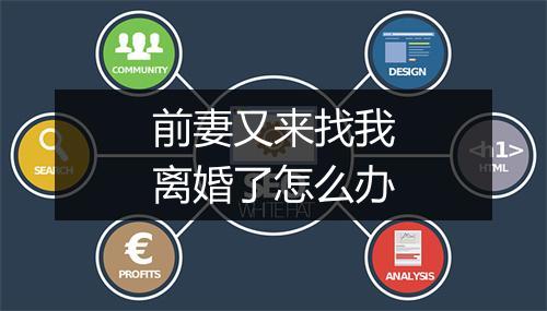 前妻又来找我离婚了怎么办