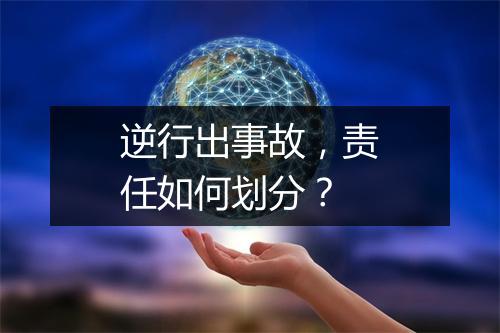 逆行出事故，责任如何划分？