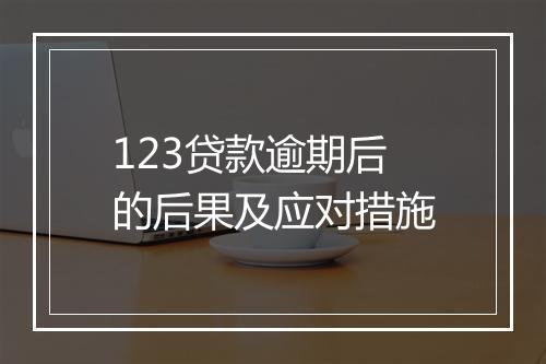 123贷款逾期后的后果及应对措施