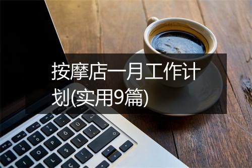 按摩店一月工作计划(实用9篇)