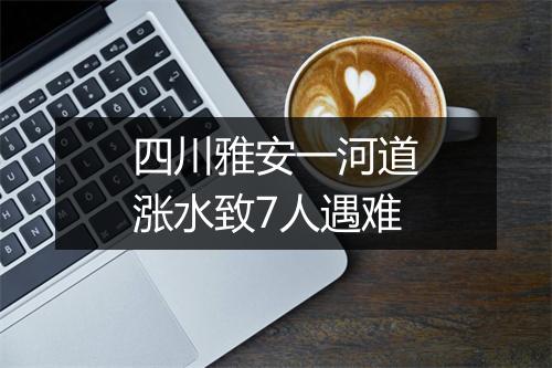 四川雅安一河道涨水致7人遇难