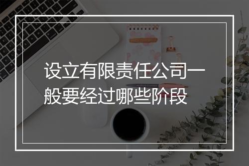 设立有限责任公司一般要经过哪些阶段