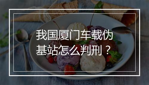 我国厦门车载伪基站怎么判刑？