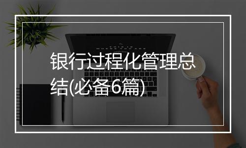 银行过程化管理总结(必备6篇)