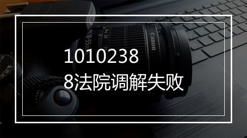 10102388法院调解失败