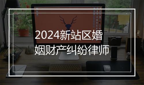 2024新站区婚姻财产纠纷律师
