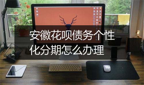 安徽花呗债务个性化分期怎么办理
