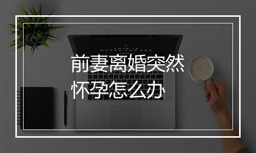 前妻离婚突然怀孕怎么办