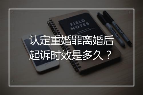 认定重婚罪离婚后起诉时效是多久？