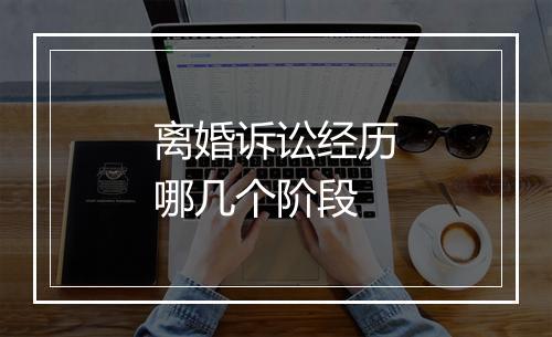 离婚诉讼经历哪几个阶段