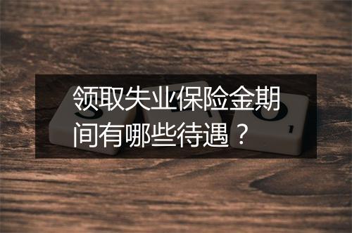 领取失业保险金期间有哪些待遇？