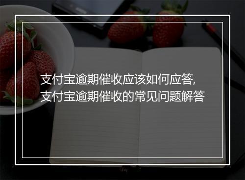 支付宝逾期催收应该如何应答,支付宝逾期催收的常见问题解答