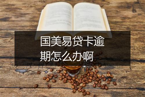 国美易贷卡逾期怎么办啊
