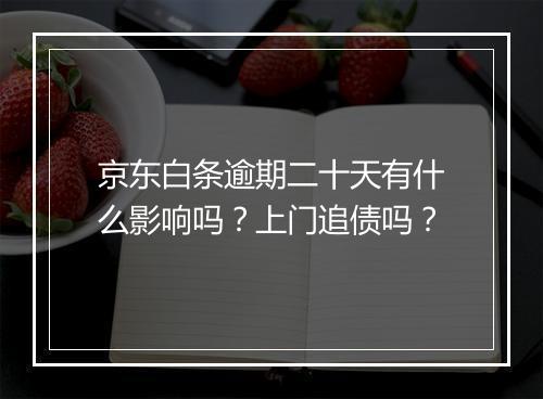 京东白条逾期二十天有什么影响吗？上门追债吗？