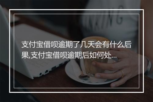 支付宝借呗逾期了几天会有什么后果,支付宝借呗逾期后如何处理