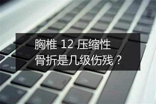 胸椎 12 压缩性骨折是几级伤残？