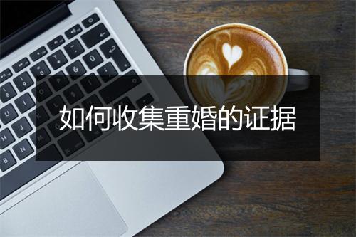 如何收集重婚的证据