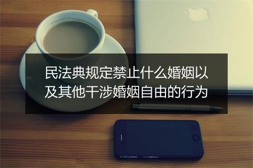 民法典规定禁止什么婚姻以及其他干涉婚姻自由的行为