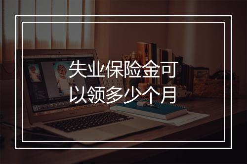 失业保险金可以领多少个月