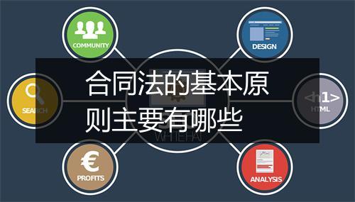 合同法的基本原则主要有哪些