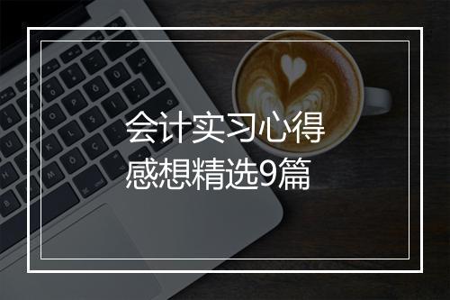 会计实习心得感想精选9篇