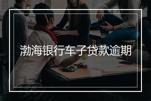 渤海银行车子贷款逾期
