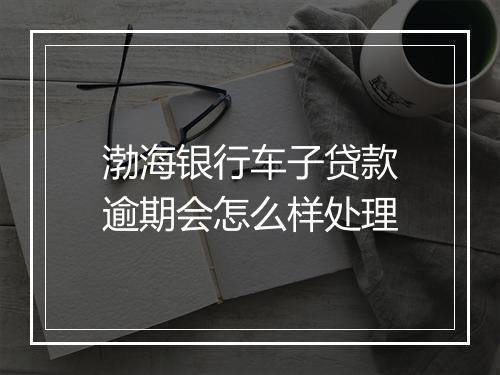 渤海银行车子贷款逾期会怎么样处理