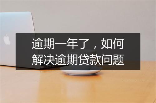 逾期一年了，如何解决逾期贷款问题