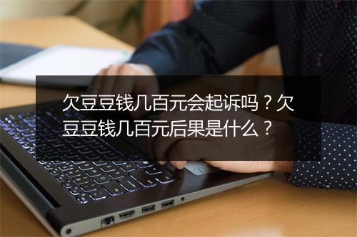 欠豆豆钱几百元会起诉吗？欠豆豆钱几百元后果是什么？