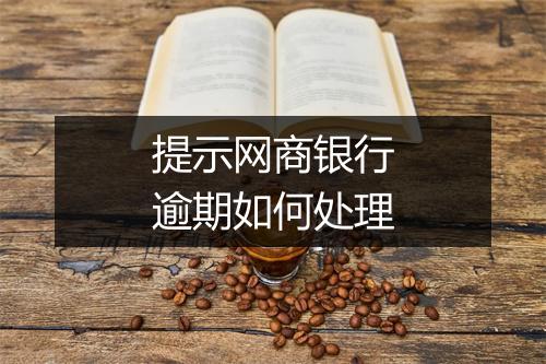 提示网商银行逾期如何处理