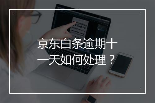 京东白条逾期十一天如何处理？