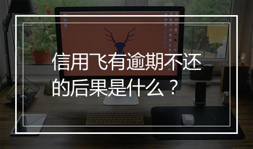 信用飞有逾期不还的后果是什么？
