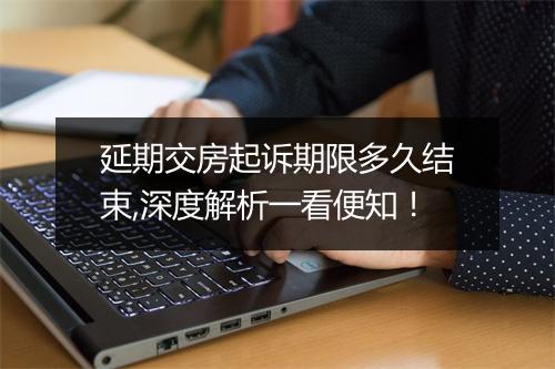 延期交房起诉期限多久结束,深度解析一看便知！