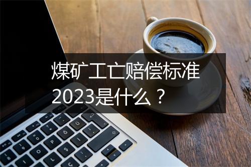 煤矿工亡赔偿标准2023是什么？