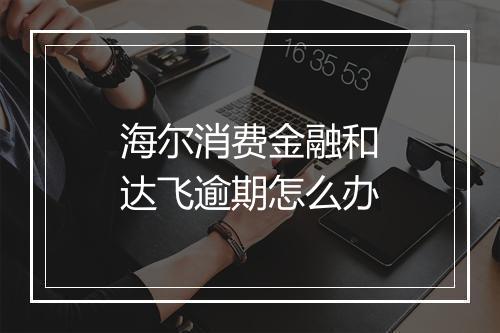 海尔消费金融和达飞逾期怎么办