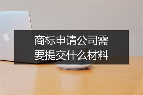 商标申请公司需要提交什么材料
