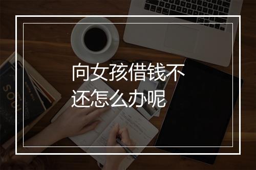 向女孩借钱不还怎么办呢