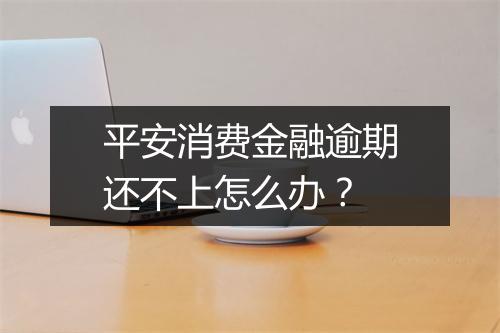 平安消费金融逾期还不上怎么办？