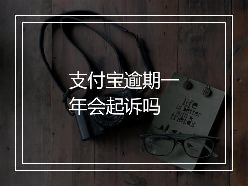 支付宝逾期一年会起诉吗