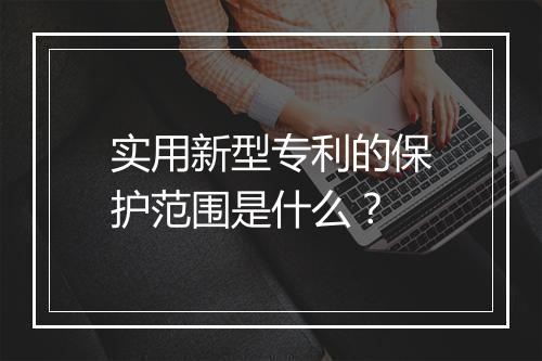 实用新型专利的保护范围是什么？